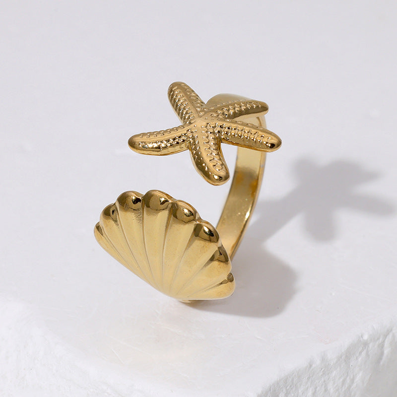 Mikaela Starfish Open Ring