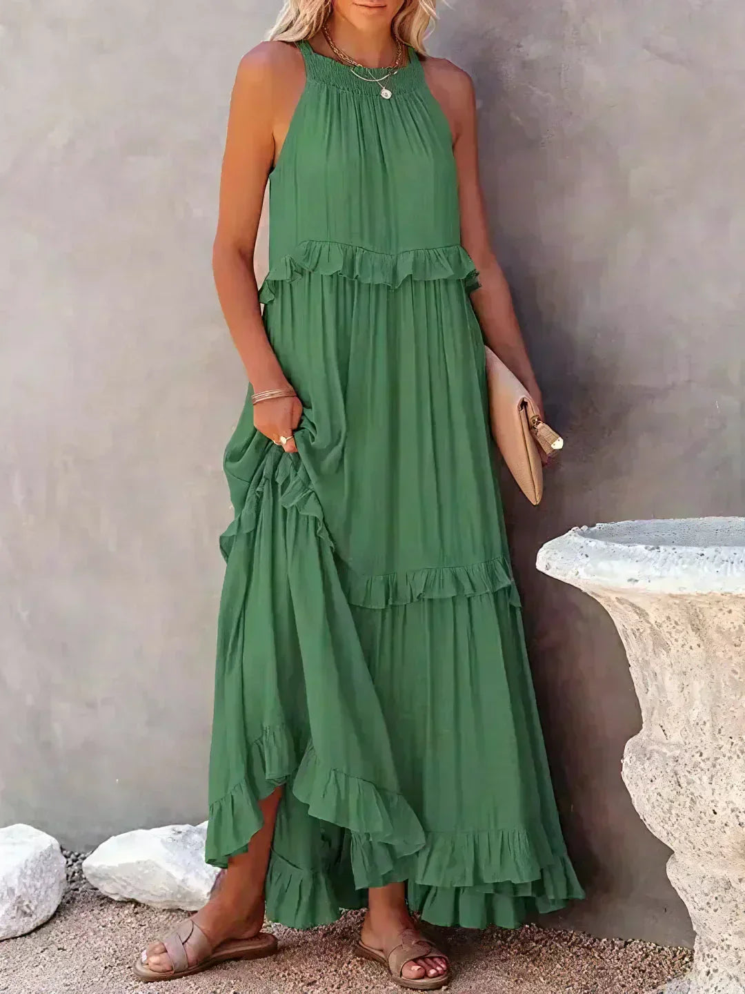 Lena Elegant Sleeveless Dress