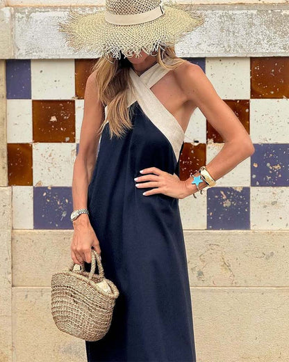 Elara Cross Neck Dress