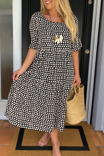 Amelia Short Sleeve Midi Dress
