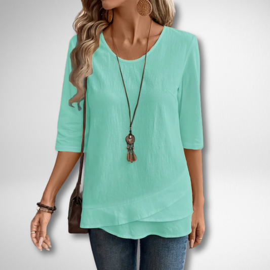 Maryam Flowy Layered Blouse