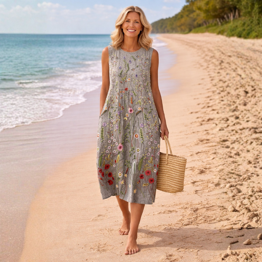 Cara Wildflower Midi Dress