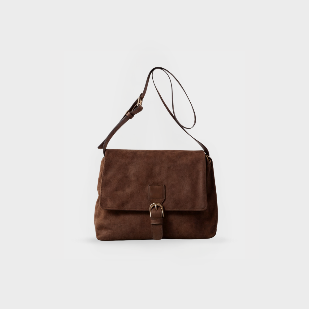 Elara Suede Crossbody MM
