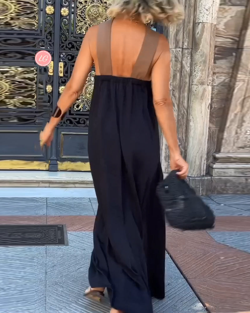 Elara Cross Neck Dress