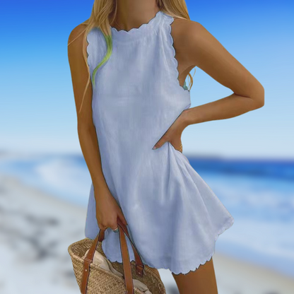 Elara Linen Dress