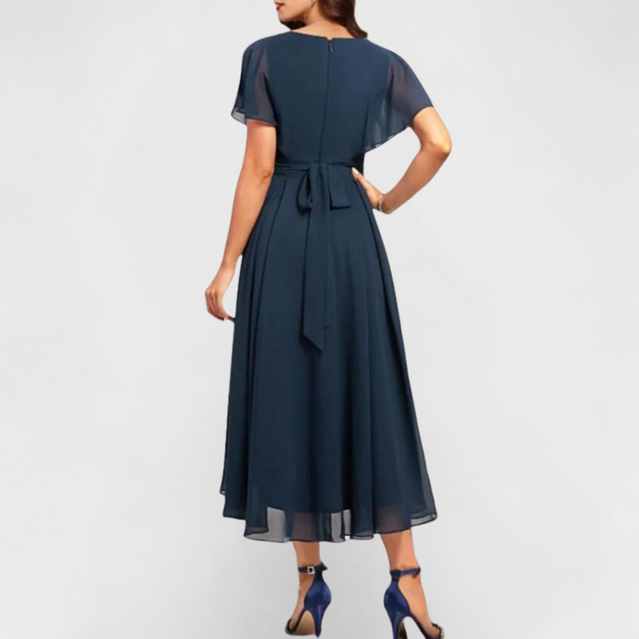 Catalina Flowing V-Neck Maxi Dress