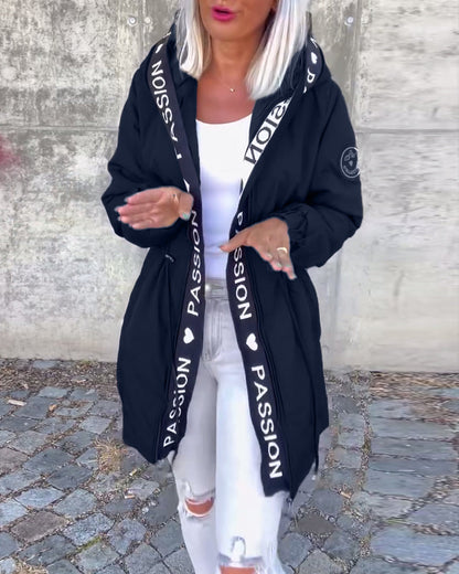 Nathalia Classic Jacket with Zip Closure