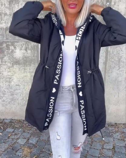 Nathalia Classic Jacket with Zip Closure