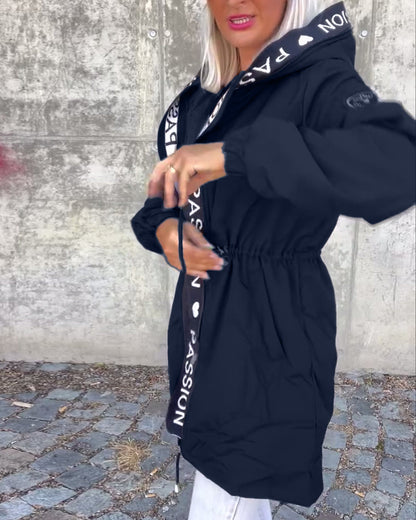 Nathalia Classic Jacket with Zip Closure