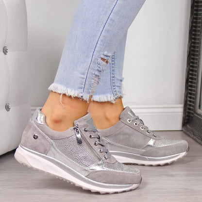 Charlotte Zip-Up Orthopaedic Sneakers