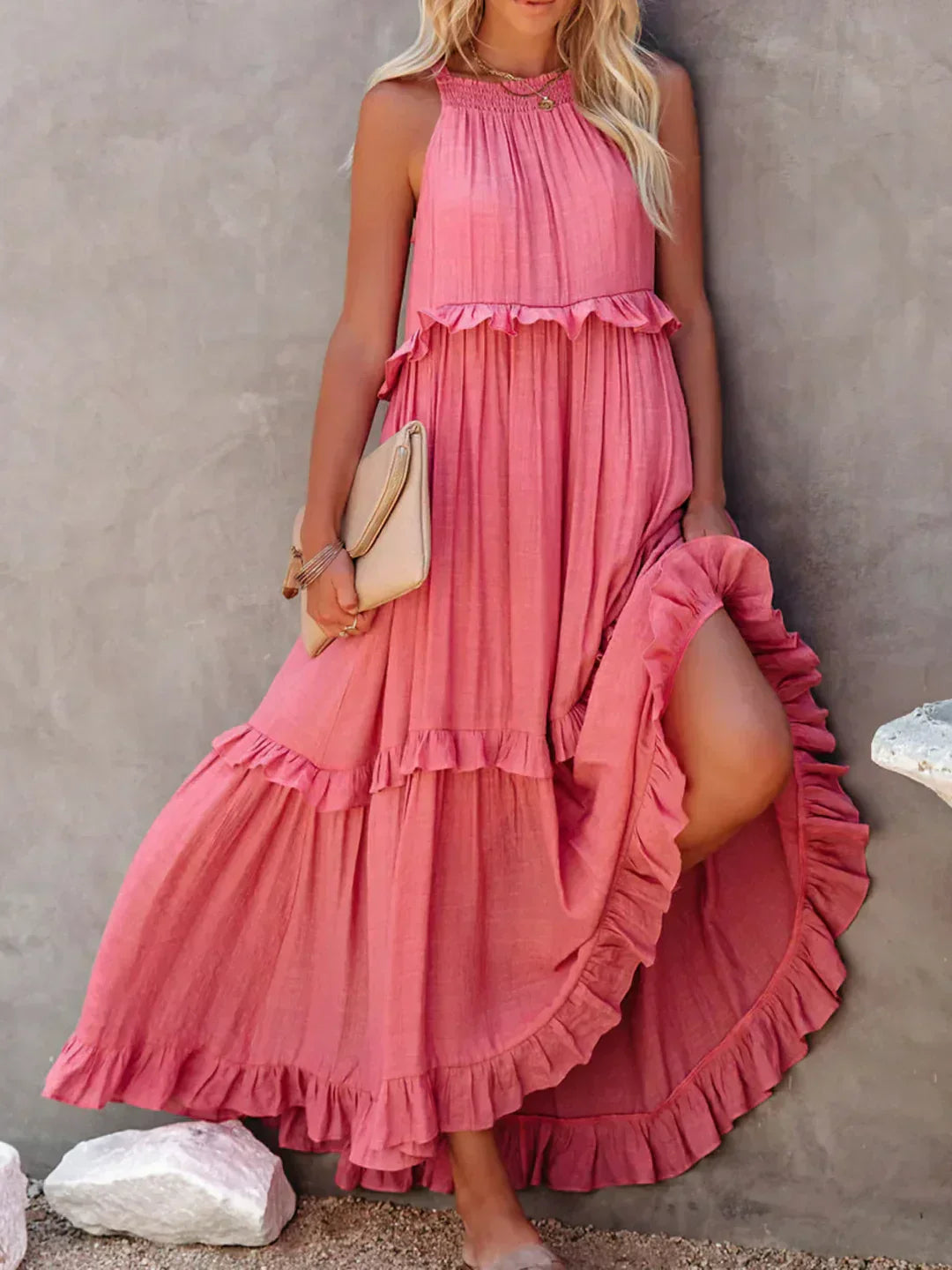 Lena Elegant Sleeveless Dress