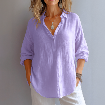 Clara Linen Blouse