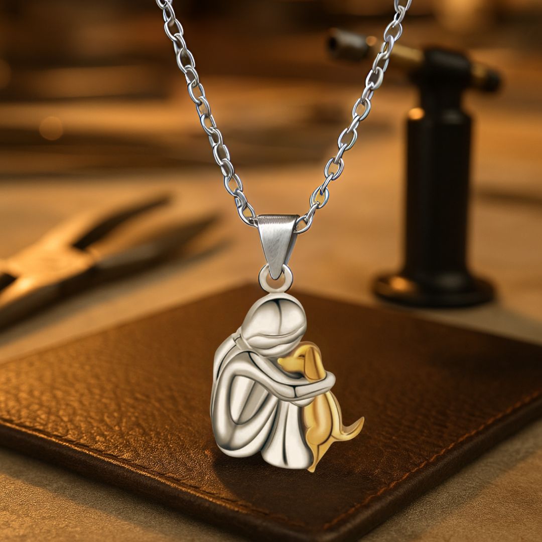 Mila Dog Pendant Necklace