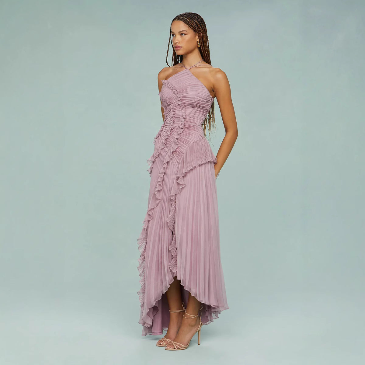 Nina Whispering Lilac Dress