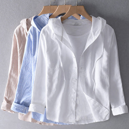 Logan Breathable Linen Shirt