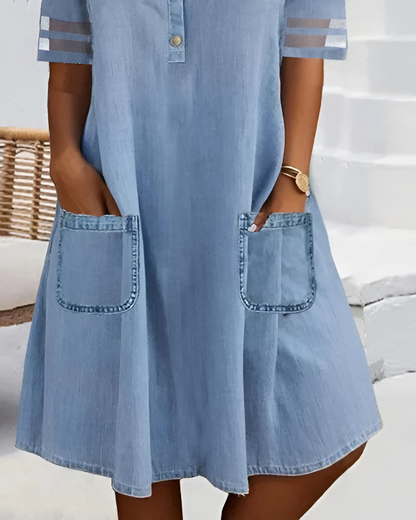 Eliza Denim Mini Dress