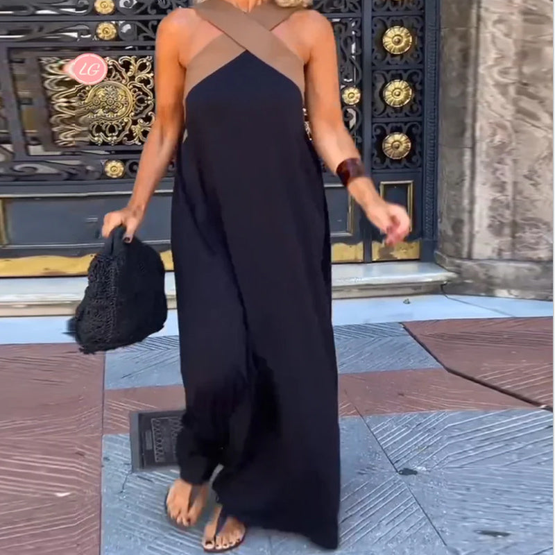 Elara Cross Neck Dress