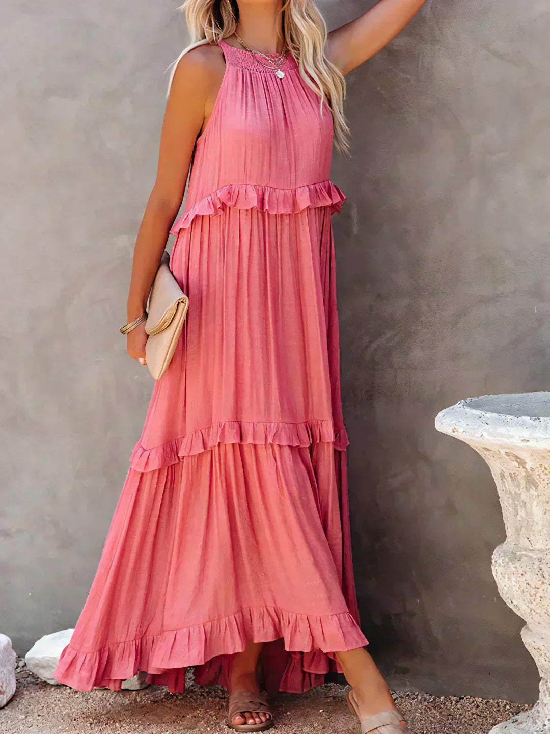 Lena Elegant Sleeveless Dress
