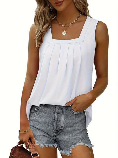 Sienna Sleeveless Neck Tank