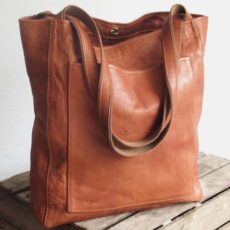 Anna Classic Leather Tote