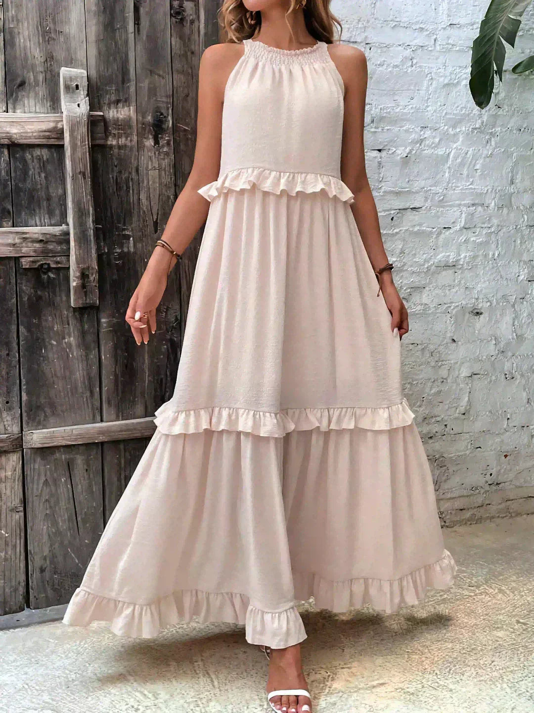 Lena Elegant Sleeveless Dress