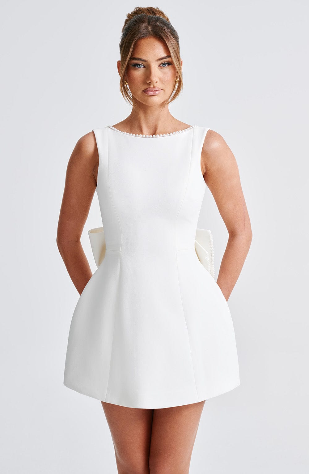 Yareli Elegant Bow Dress