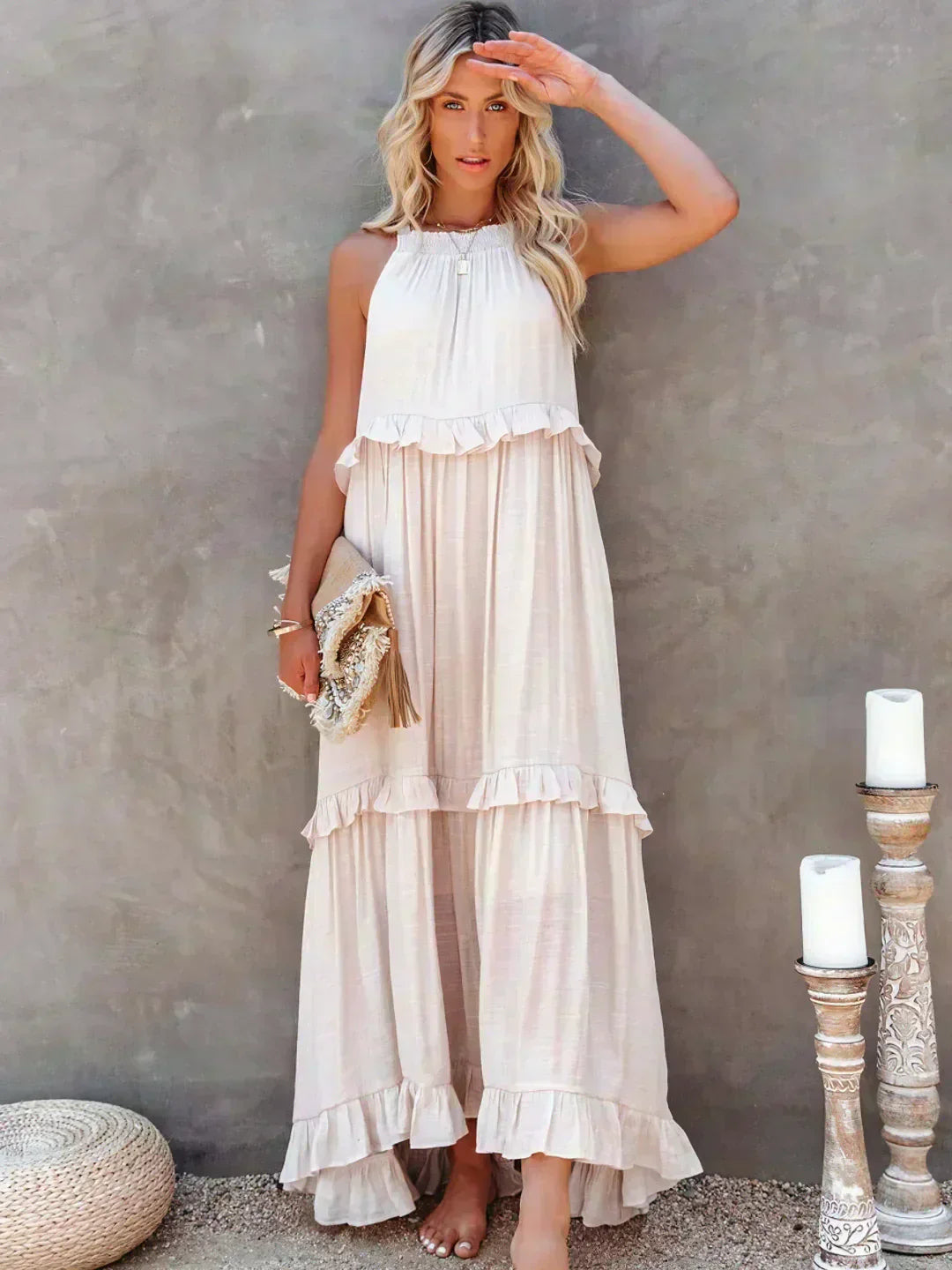 Lena Elegant Sleeveless Dress