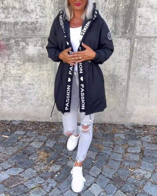 Nathalia Classic Jacket with Zip Closure