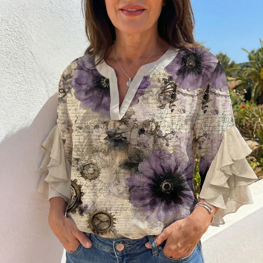 Everyday Serene Blouse - Easy-Wear
