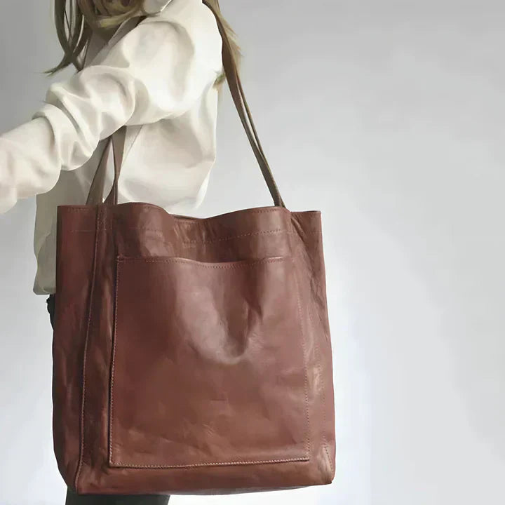 Anna Classic Leather Tote