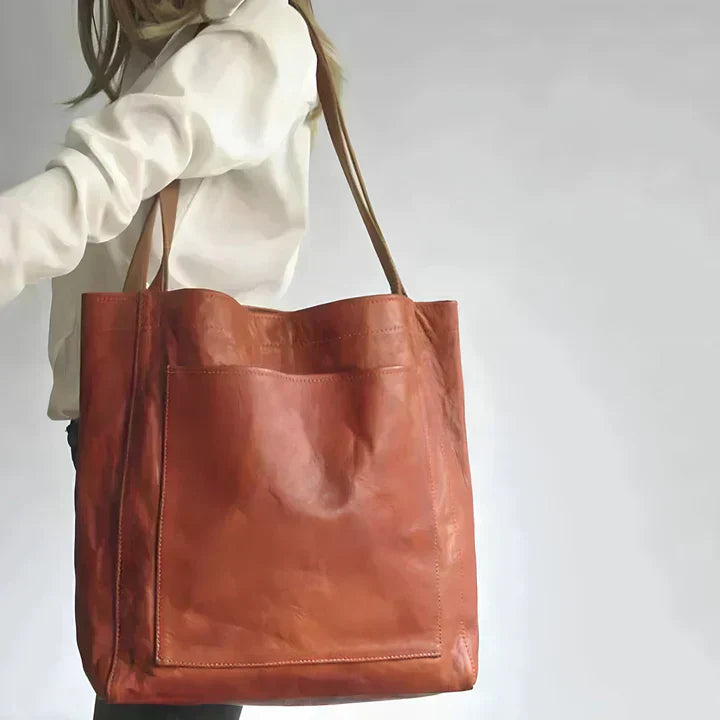 Anna Classic Leather Tote