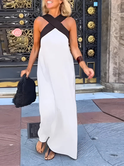 Grace Dress with Crossed Cut