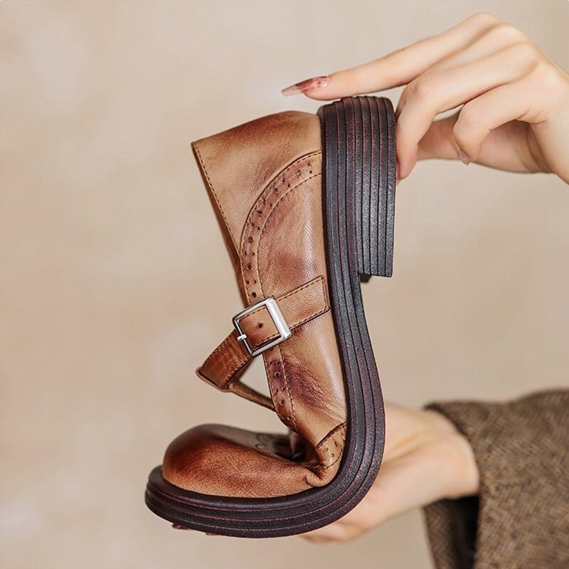 Lucia Elegant Leather Shoes
