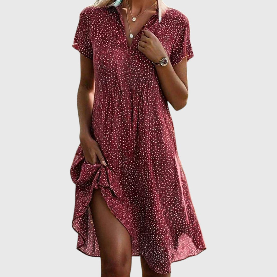Ivy Short Sleeve Midi Dress
