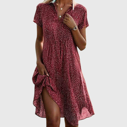 Ivy Short Sleeve Midi Dress
