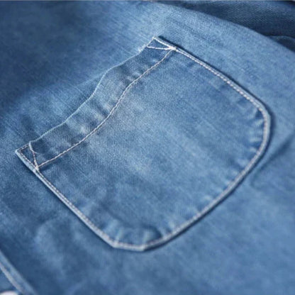 Men's Premium Denim Button Up