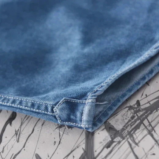 Men's Premium Denim Button Up